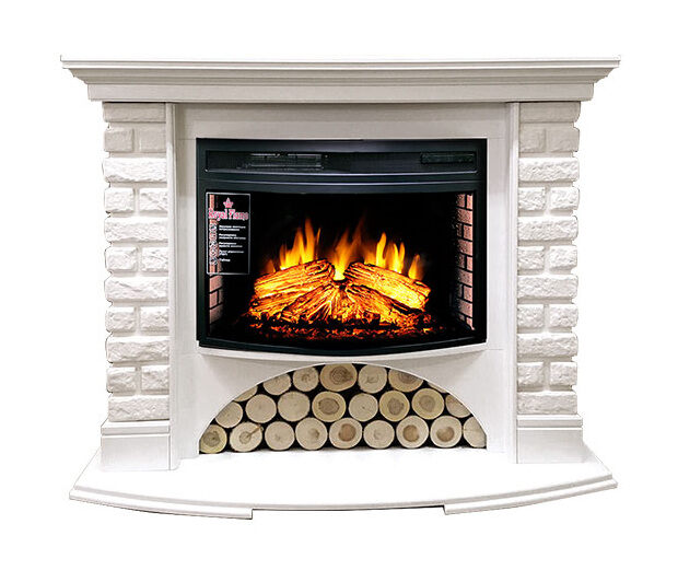 Портал Village кирпич белый под очаг Dioramic 25 FX