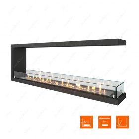 Биокамин торцевой SteelHeat Leader 1400 (Стандарт)