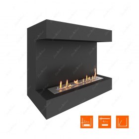 Биокамин фронтальный SteelHeat GRAND 900 (Стандарт)