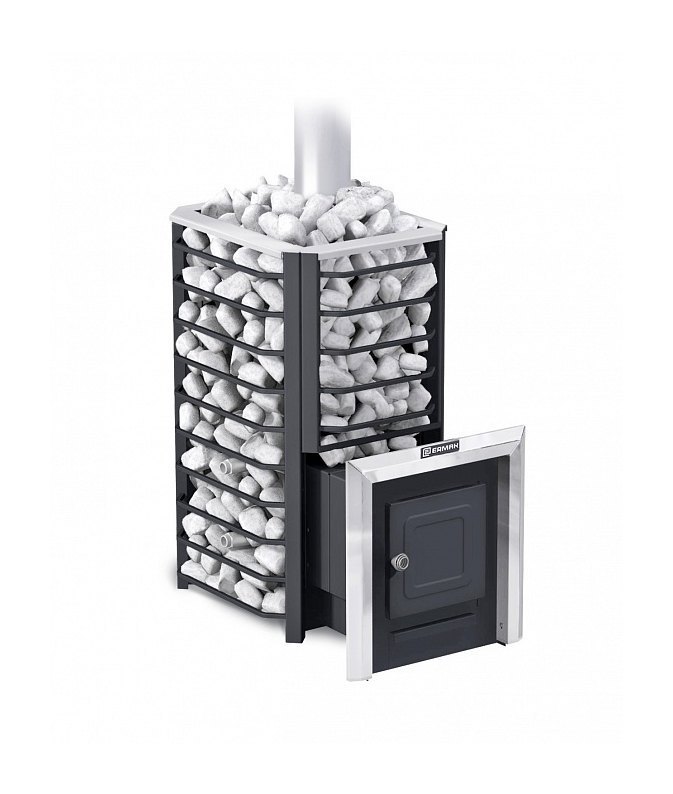 Дровяная печь для бани Ермак 16 Сетка-Стандарт (Чугун)