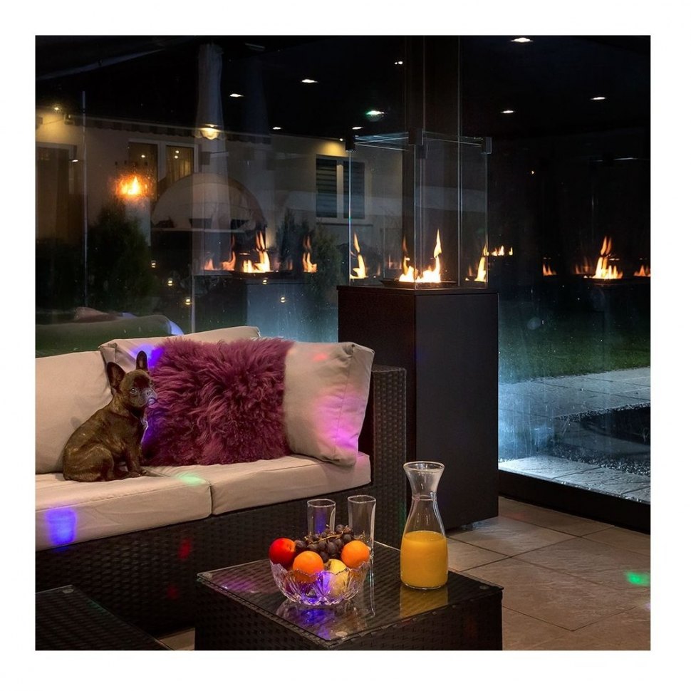 Газовый нагреватель Kratki PATIO S (сталь) с пультом ДУ