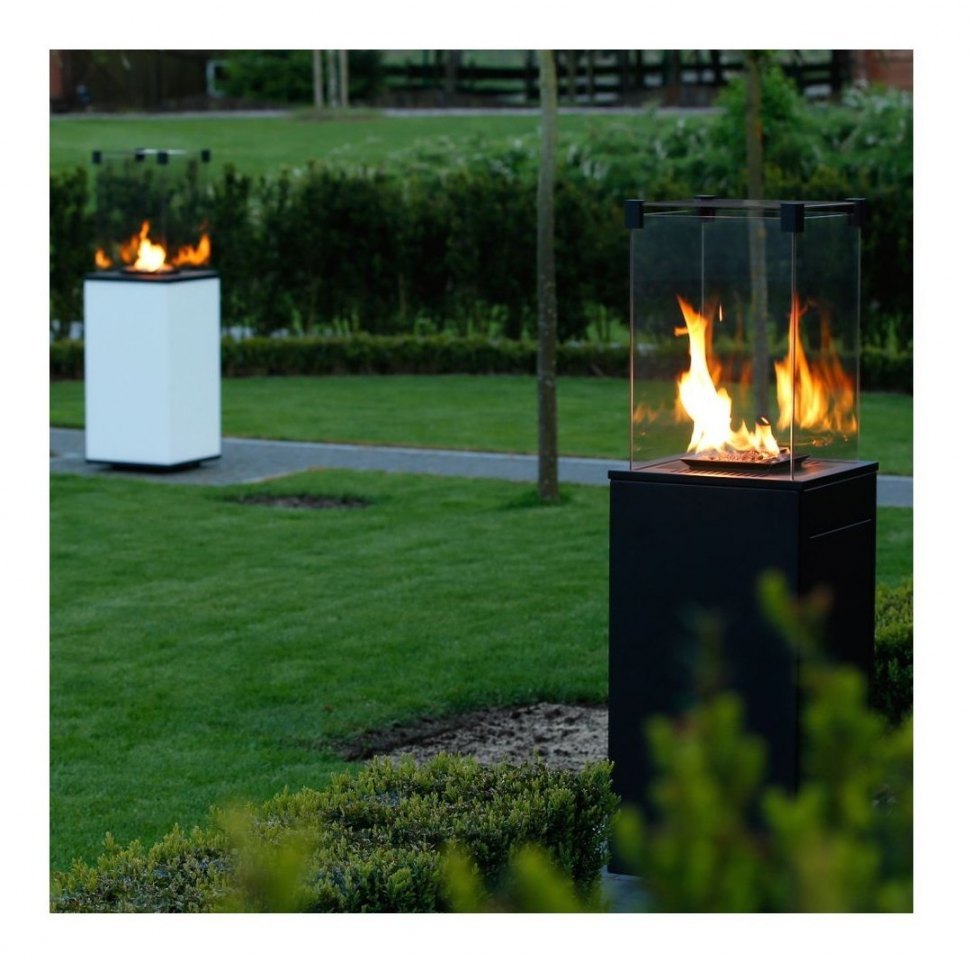 Газовый нагреватель Kratki PATIO S (сталь) с пультом ДУ