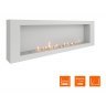 Биокамин SteelHeat WALL LONG 1800 белый (Стандарт)