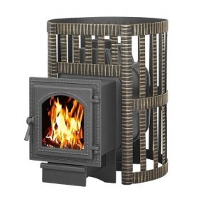 Чугунная печь для бани Везувий Легенда Ковка 16 (270)