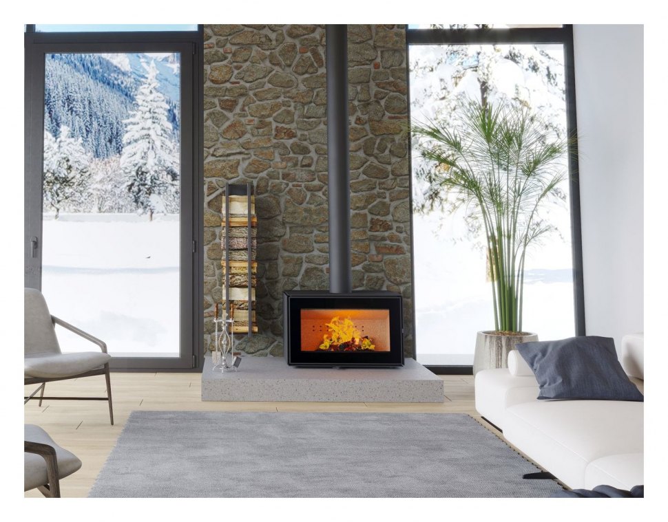 Печь-камин Астов Куб 800