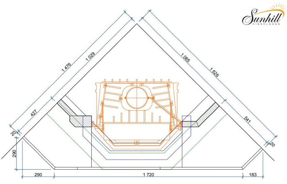 Каминная облицовка Sunhill Alaska