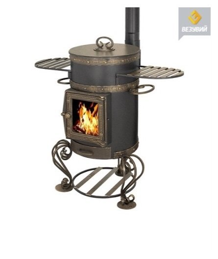 Печь под казан Везувий Шмель С