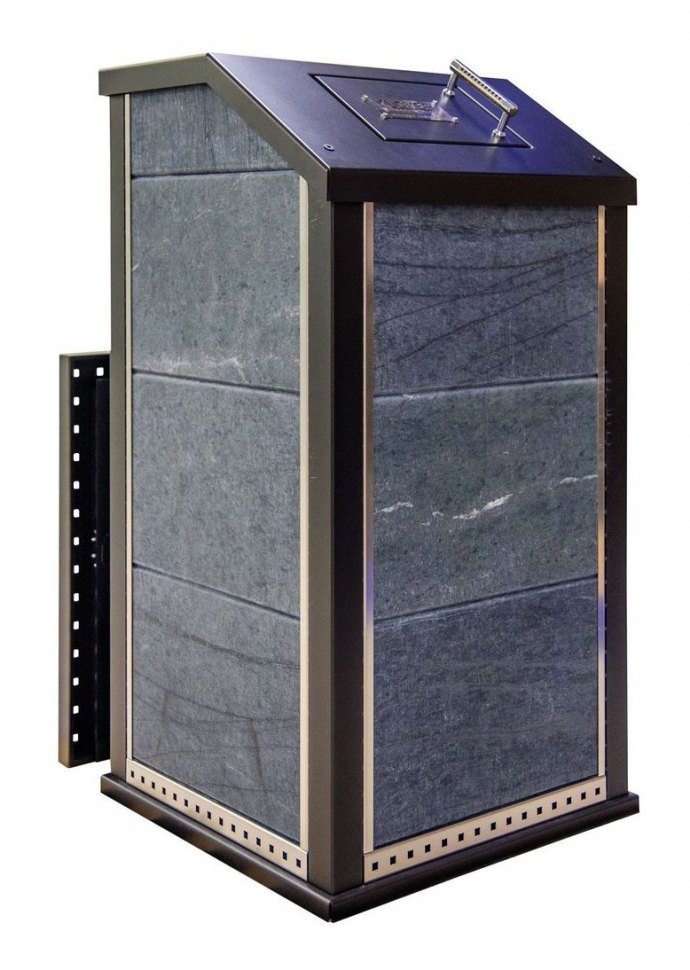 Дровяная печь для бани Klover KLV RT P 35 T (талькомагнезит) комплект