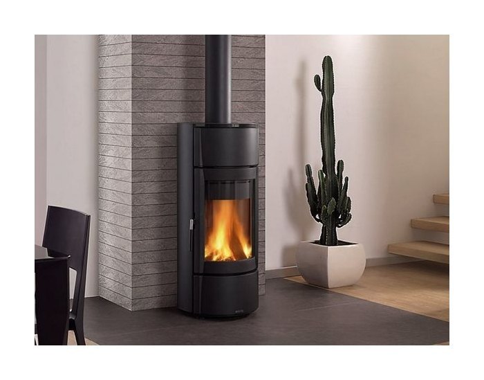 Печь-камин La Nordica Fortuna Steel Nero Antracite