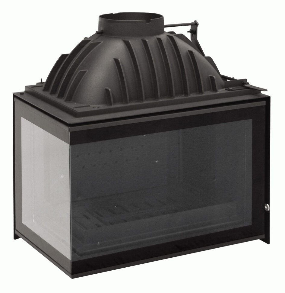 Каминная топка Invicta Grand Angel 700 (Гранд Ангел 700) принтинг стекло слева