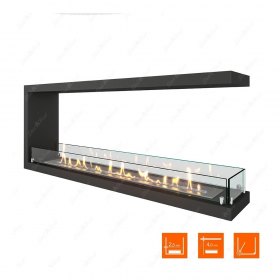 Биокамин торцевой SteelHeat Leader 1200 (Стандарт)