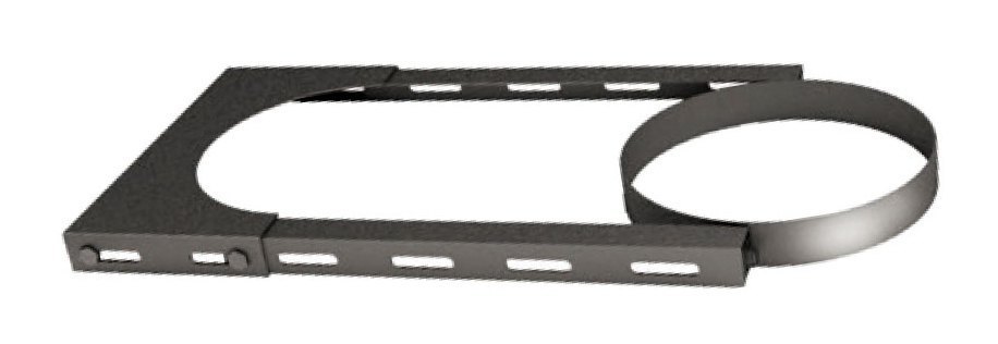 Элемент крепления к стене (раздвижной) D180/280, оцинкованная сталь (Вулкан)