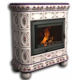 Каминная облицовка КимрПечь Медальон центральная Ирисы