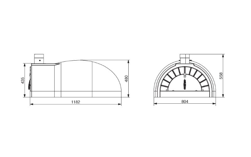 Печь для пиццы Amphora Plus