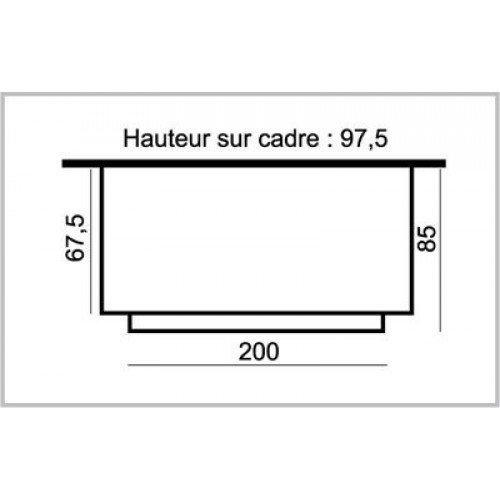 Каминная облицовка Axis Cassandre, H1200