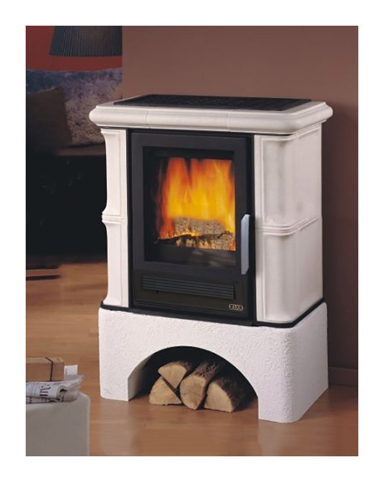 Кафельная печь-камин ABX Bavaria LI (чугунная вставка)