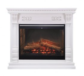 Каминокомплект Nation - Белый дуб с очагом Symphony 30'' DF3020-INT