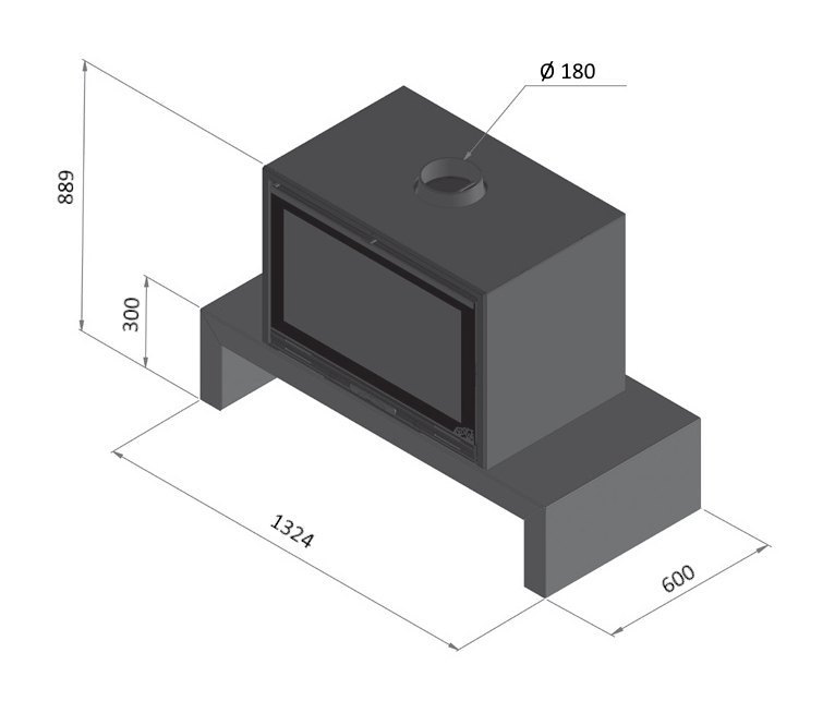 Камин Godin Милан / Mielan 411113