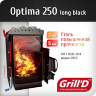 Дровяная банная печь Grill’D Optima 250 long black