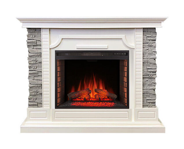 Портал Avignon сланец серый под очаг Vision 26 LED FX