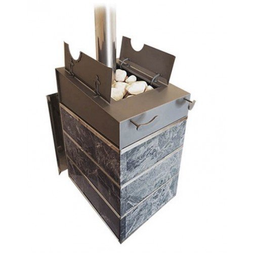 Дровяная печь для бани ВВД Чародейка Русский пар в талькохлорите