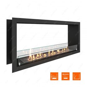 Биокамин сквозной SteelHeat Leader 1000 (Стандарт)