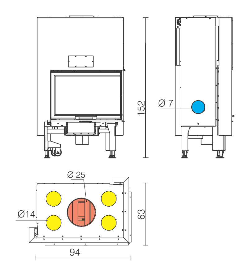 Каминная топка Edilkamin Windo 2 75 sx