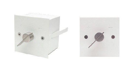 Ручка шибера квадратная 85х85 мм D5 белый, ручка нержавейка CB-tec