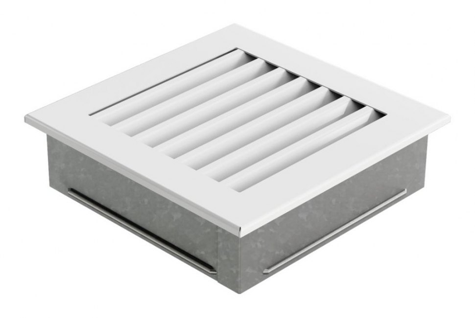 Решетка вентиляционная Fresh 17х17 белая
