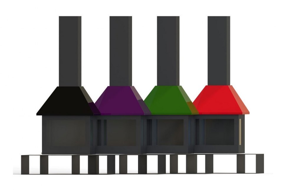 Камин SANDRA FRONTAL RAL (Traforart)