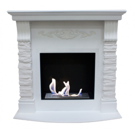 Биокамин ZeFire Rockwall светлый