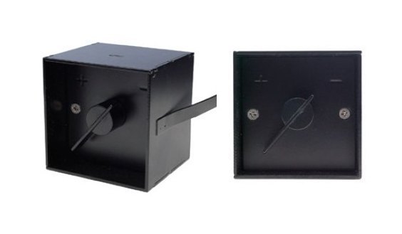 Ручка шибера квадратная углубленная, 79х79 мм CB-tec