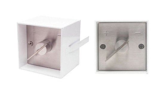 Ручка шибера квадратная углубленная, 79х79 мм CB-tec