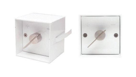 Ручка шибера квадратная углубленная, 79х79 мм CB-tec