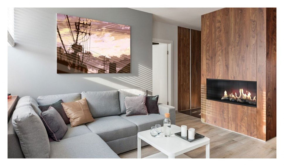 Каминная топка Kratki LEO 100/NG (магистральный газ)