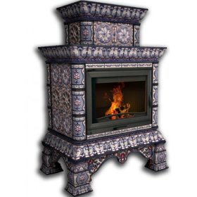 Каминная облицовка КимрПечь Кострома пристенная двухъярусная Март