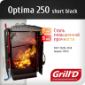 Дровяная банная печь Grill’D Optima 250 short black
