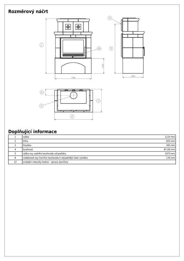 Кафельная печь-камин ABX Valencie (Белый цоколь, вставка Стальная)
