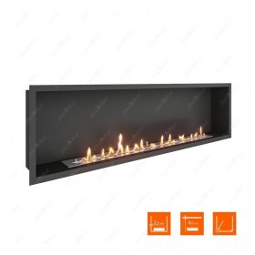 Биокамин в нишу SteelHeat LEADER 1600 (Стандарт)