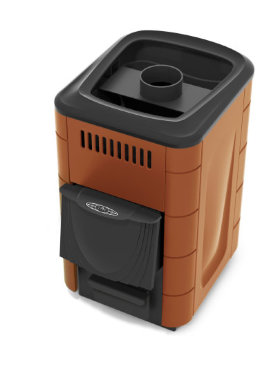 Дровяная печь для бани TMF Компакт 2017 Carbon ДА КТК терракота