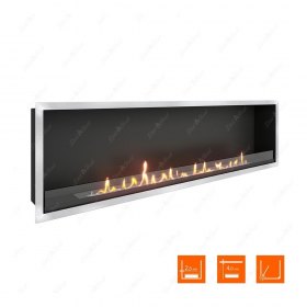 Биокамин в нишу SteelHeat LEADER-SH 1600 (Стекло)