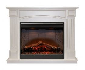Каминокомплект Boston - Алебастр с очагом Symphony 26'' DF2608-INT