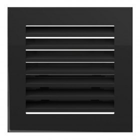 Решетка вентиляционная Fresh черная