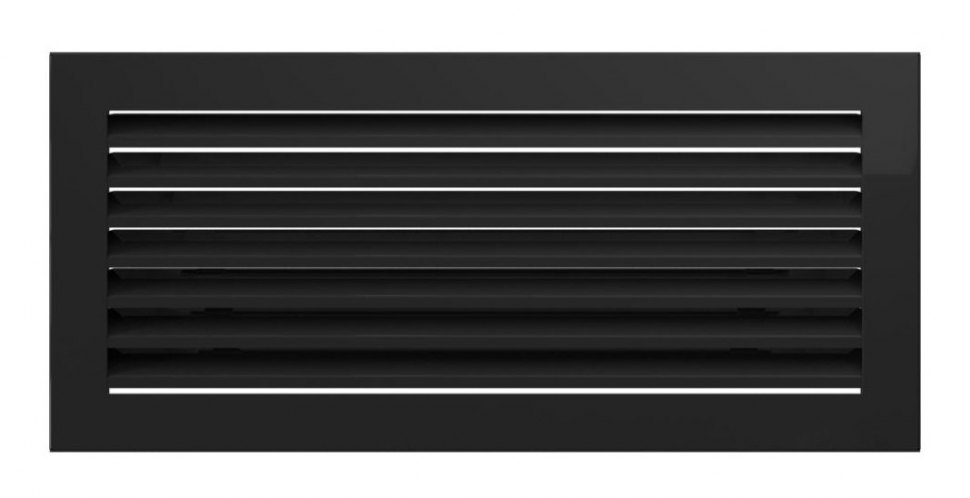 Решетка вентиляционная Fresh 17х37 черная