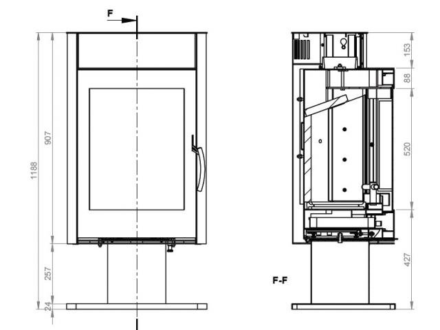 Печь-камин Ember Миляна SKI 400 DV