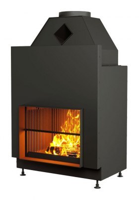 Каминная топка открытая с сеткой АСТОВ О1С 65\50