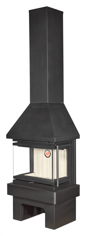 Камин ЭкоКамин Прага 3 стекла NEW