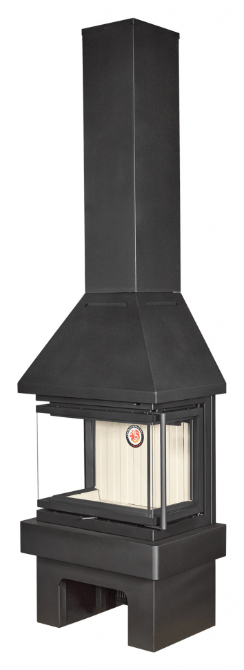 Камин ЭкоКамин Прага 3 стекла NEW