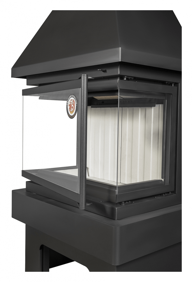 Камин ЭкоКамин Прага 3 стекла NEW