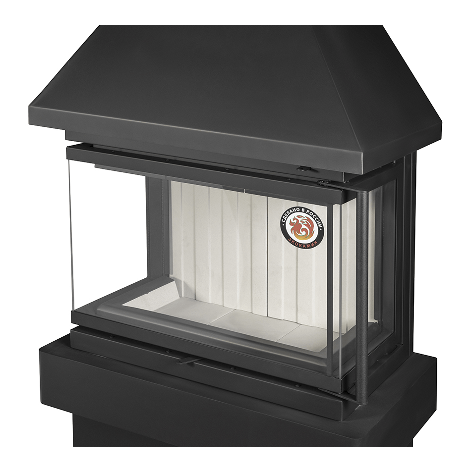 Камин ЭкоКамин Прага 3 стекла NEW